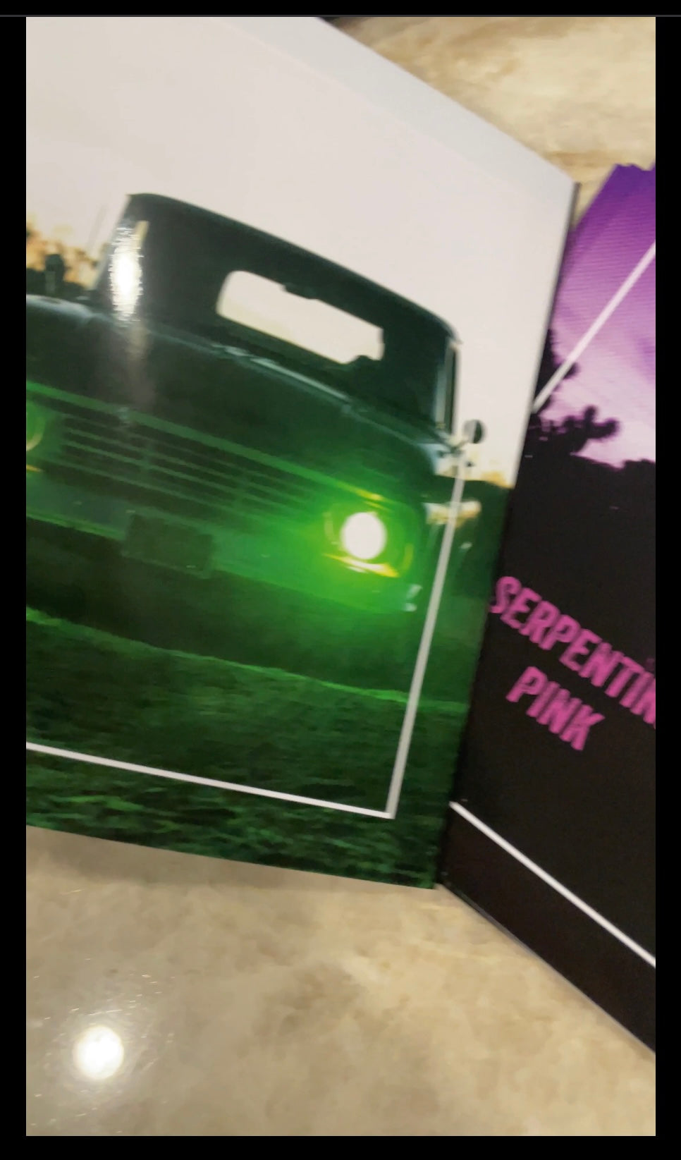 Serpentine Pink Behind the Scenes photo album