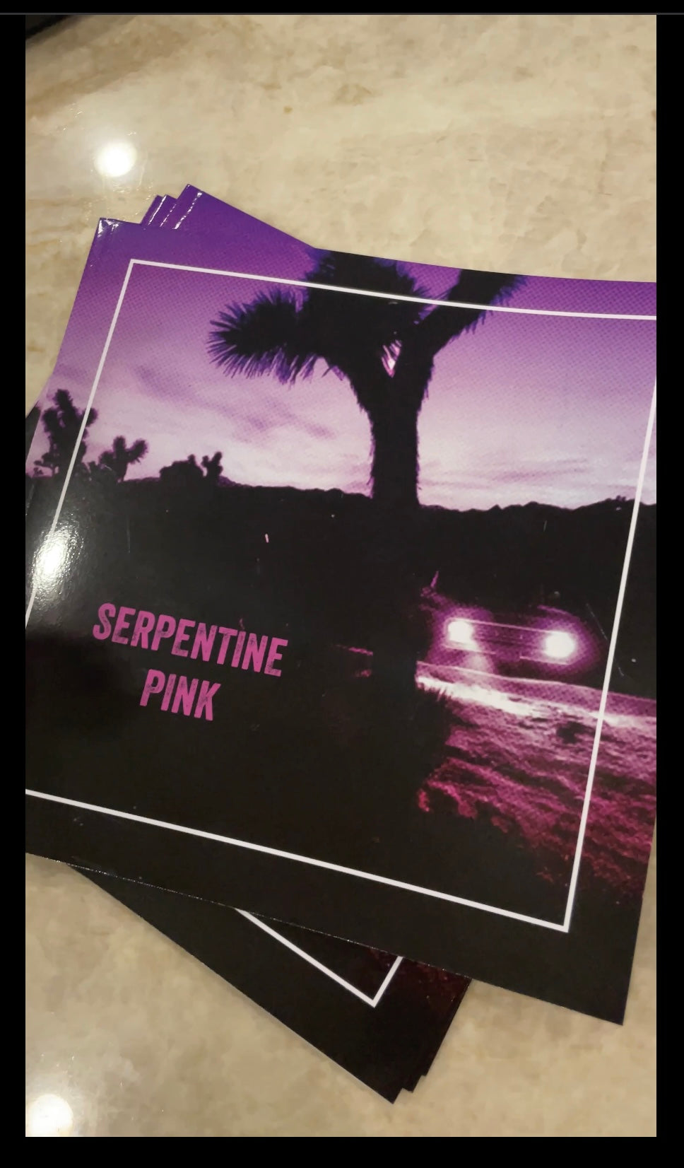 Serpentine Pink Behind the Scenes photo album